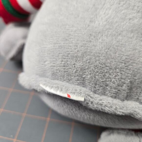 Walmart Dreams Christmas Girl Robot Plush Bow Scarf Candy Cane Arms Legs Shirt - Picture 7 of 10